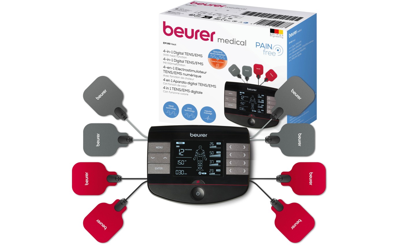 Beurer Digital TENS/EMS Device with Heat Function EM89