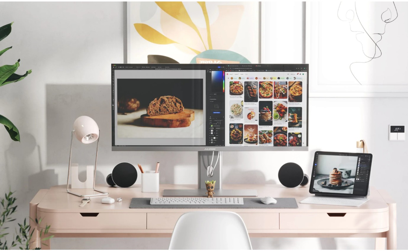 ALOGIC 34 inch Edge 21:9 Ultrawide QHD 100Hz Monitor with USB-C Dock & 90W Power Delivery 34C2KPD