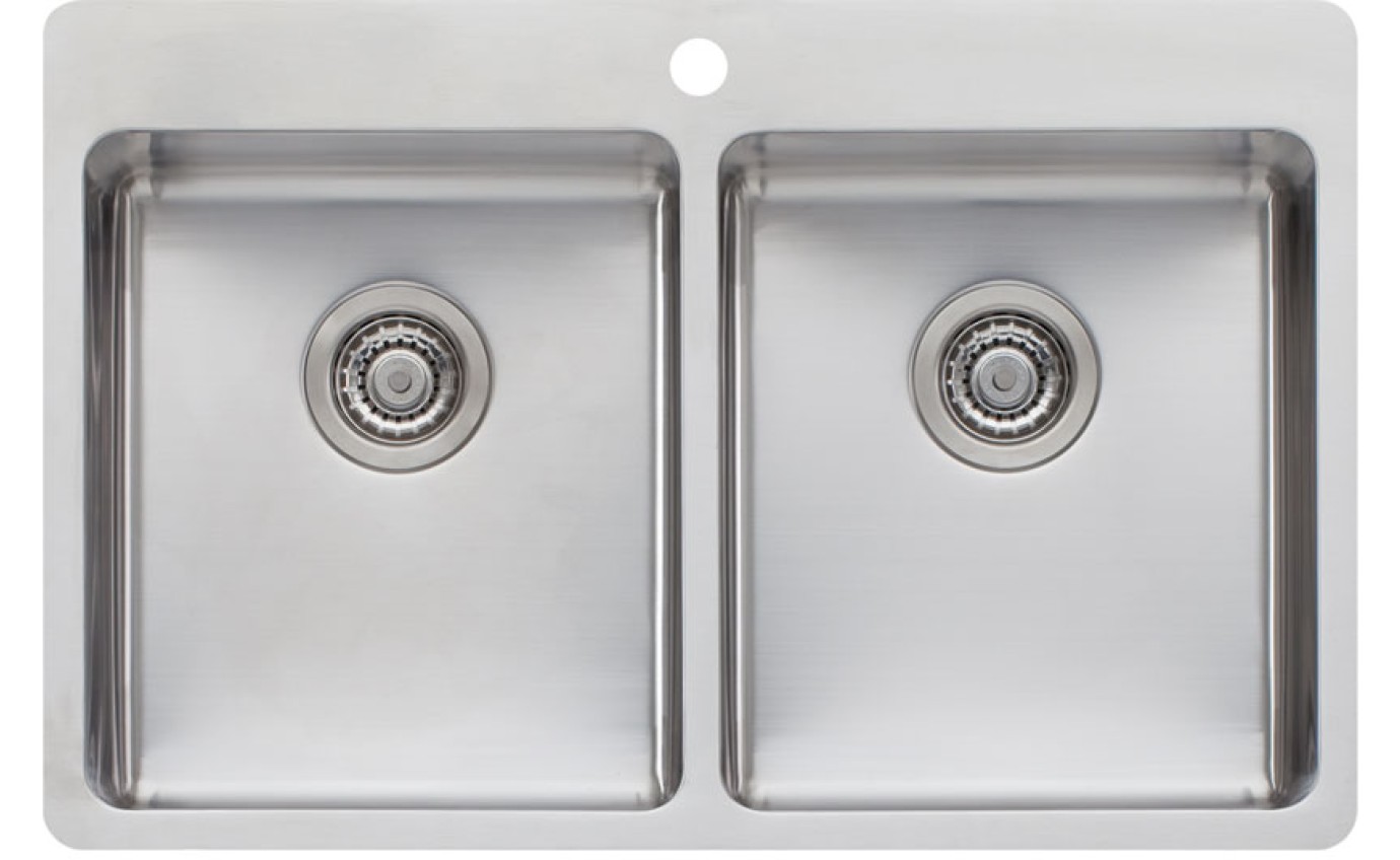 Oliveri Sonetto Double Bowl Topmount Sink SN1064