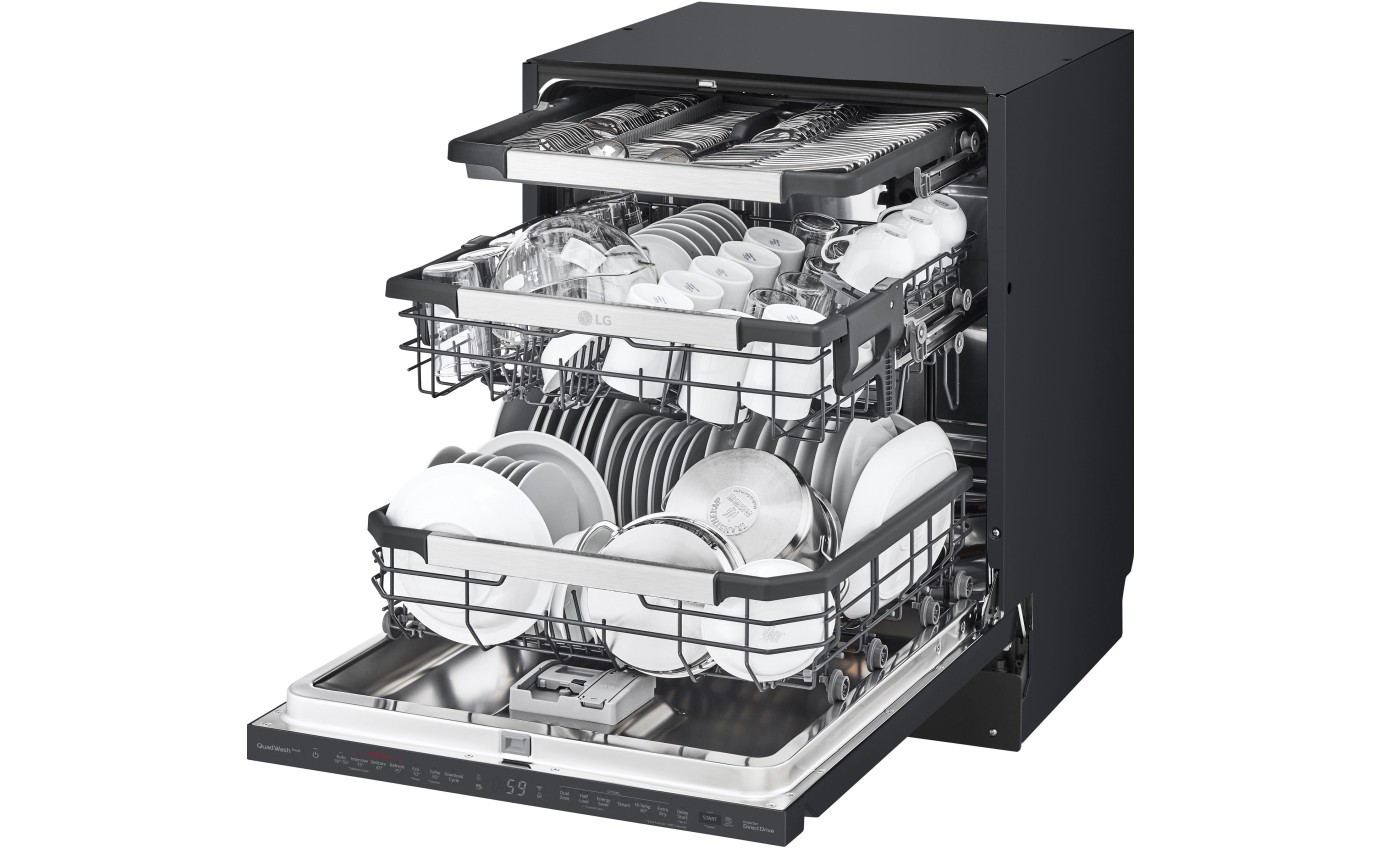 LG 60cm Built-Under Dishwasher (Matte Black) XD3A25UMB