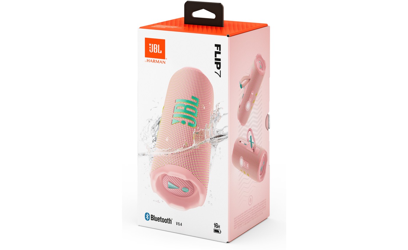JBL Flip 7 Portable Speaker (Pink) JBLFLIP7PINK