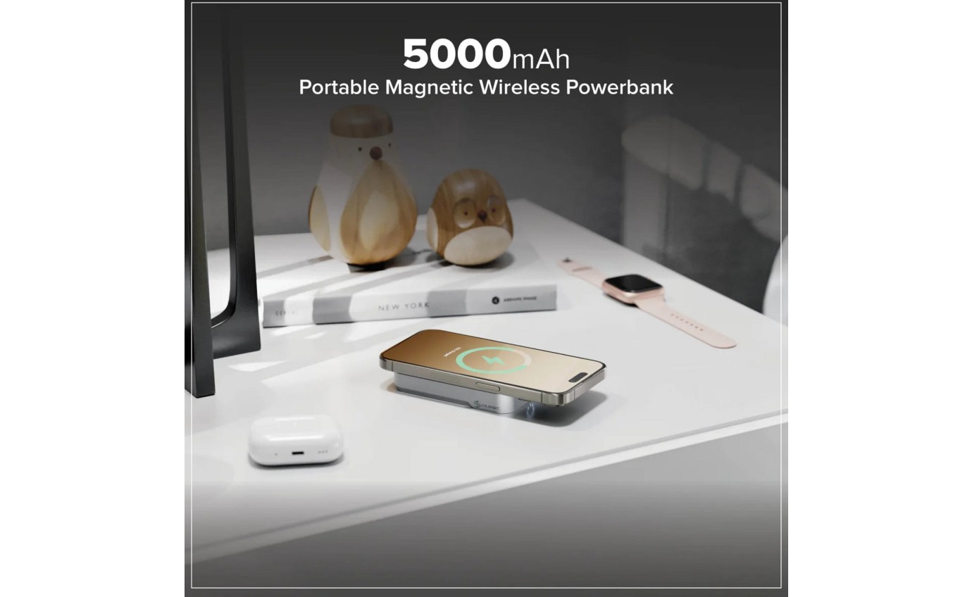 ALOGIC 3-in-1 Magnetic Charging Dock with Power Bank (Black) MSPBDDAWCG