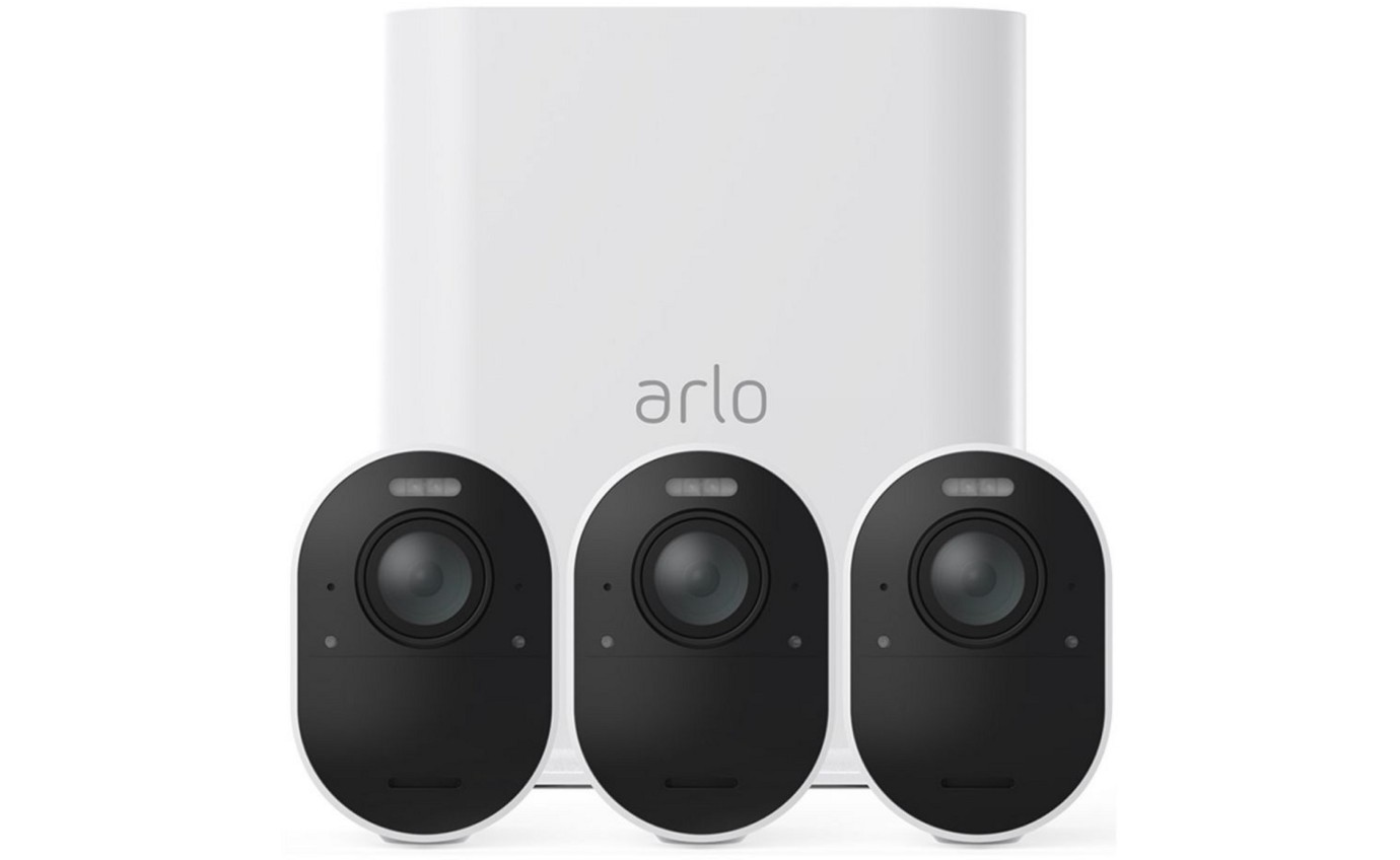 Arlo Ultra 2 Spotlight 4K Security Camera (3 Pack) VMS5340200AUS