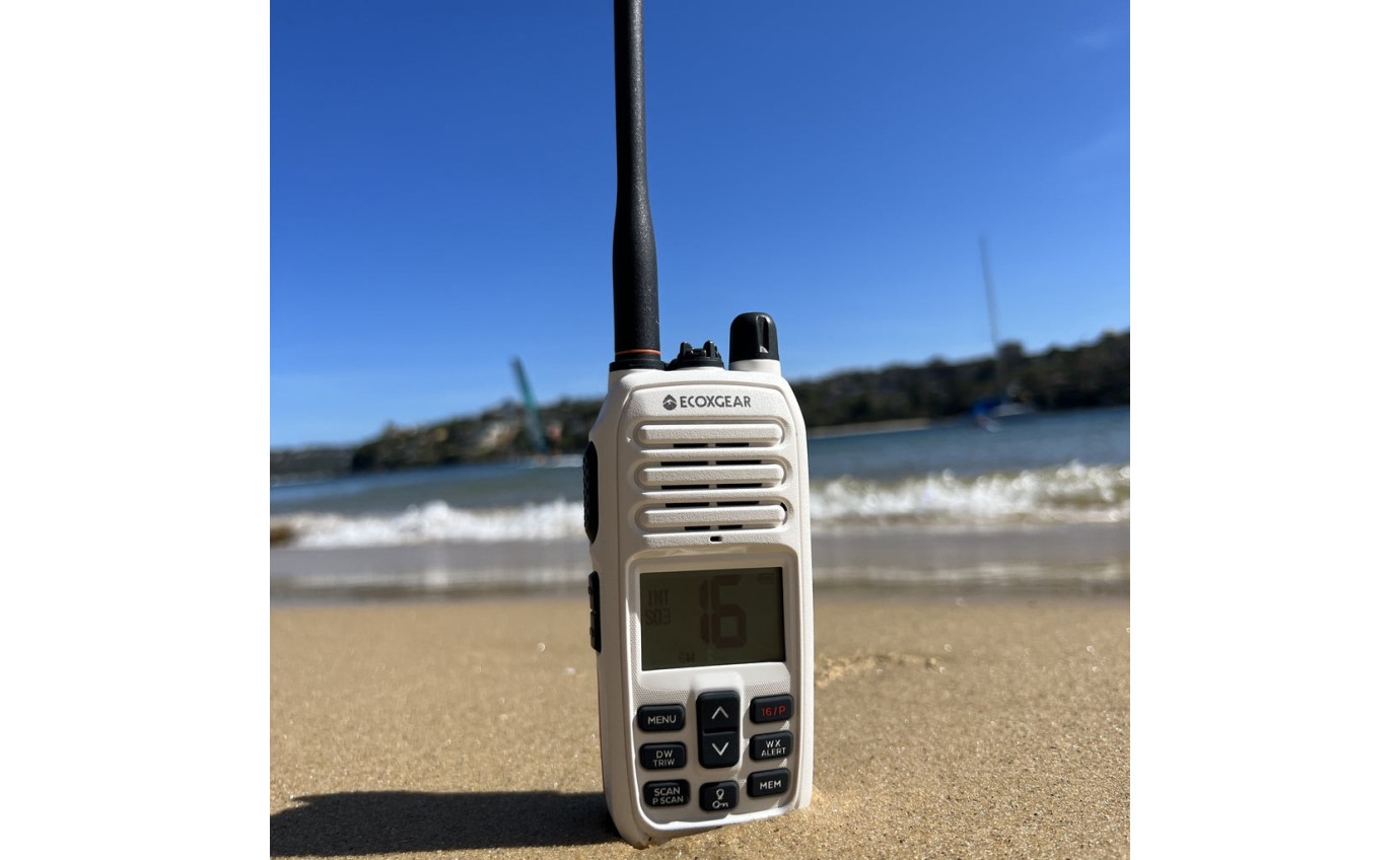 ECOXGEAR EXM300 6W IP67 VHF Marine Handheld Radio EXM600