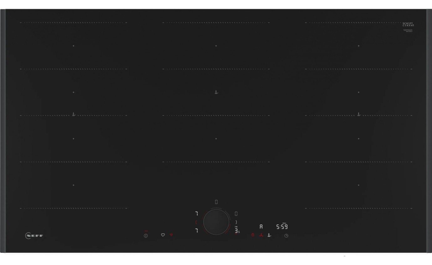 Neff 90cm N 90 Flex Induction Cooktop (Anthracite Grey) T69YYX4C0AG