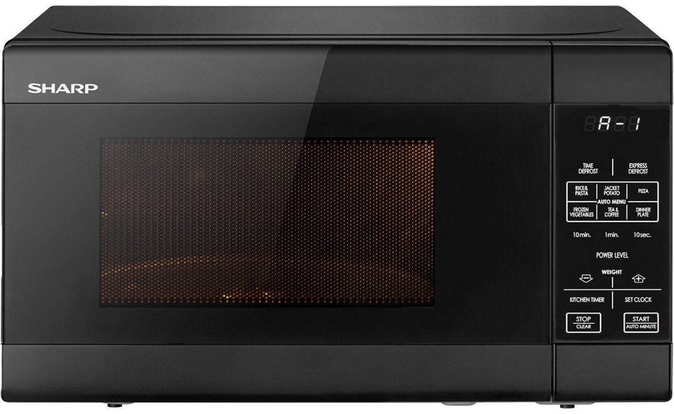Sharp 20L 750W Compact Microwave (Black) R211DB