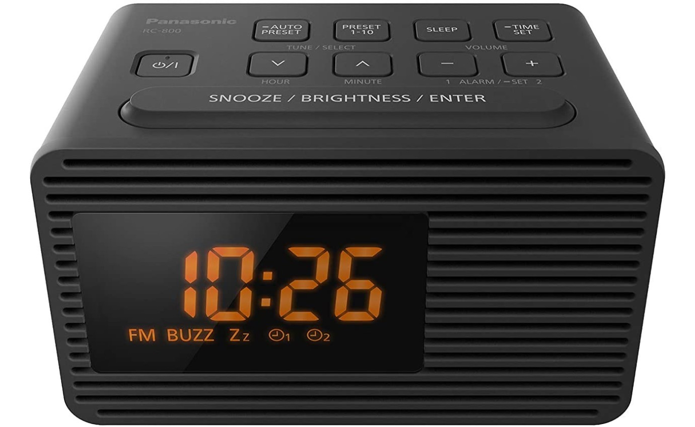 Panasonic FM Clock Radio RC800GNK