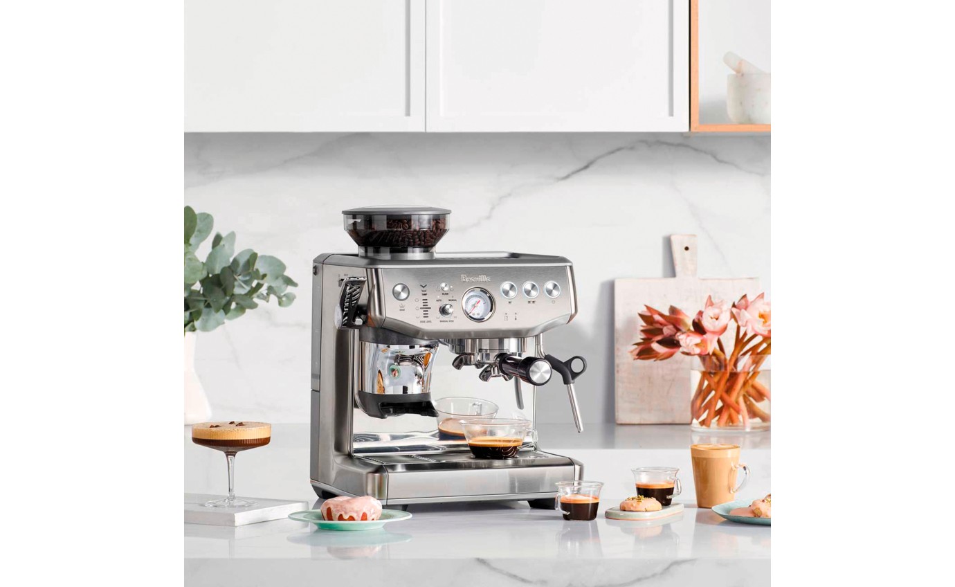 Breville the Barista Express™ Impress Coffee Machine (Stainless Steel) BES876BSS