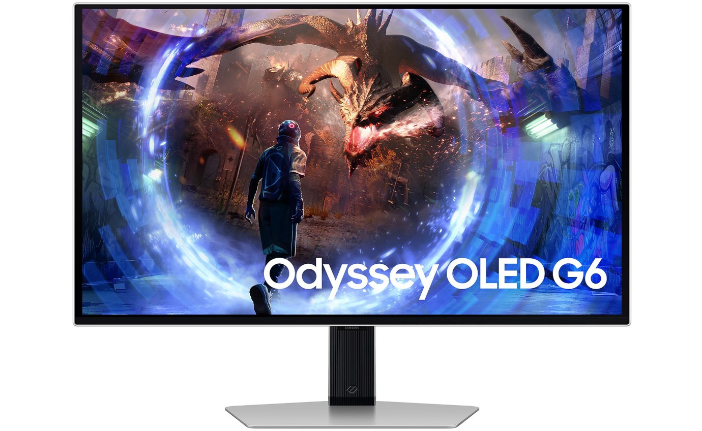 Samsung 27 inch Odyssey OLED G6 QHD 360Hz Gaming Monitor LS27DG602SEXXY