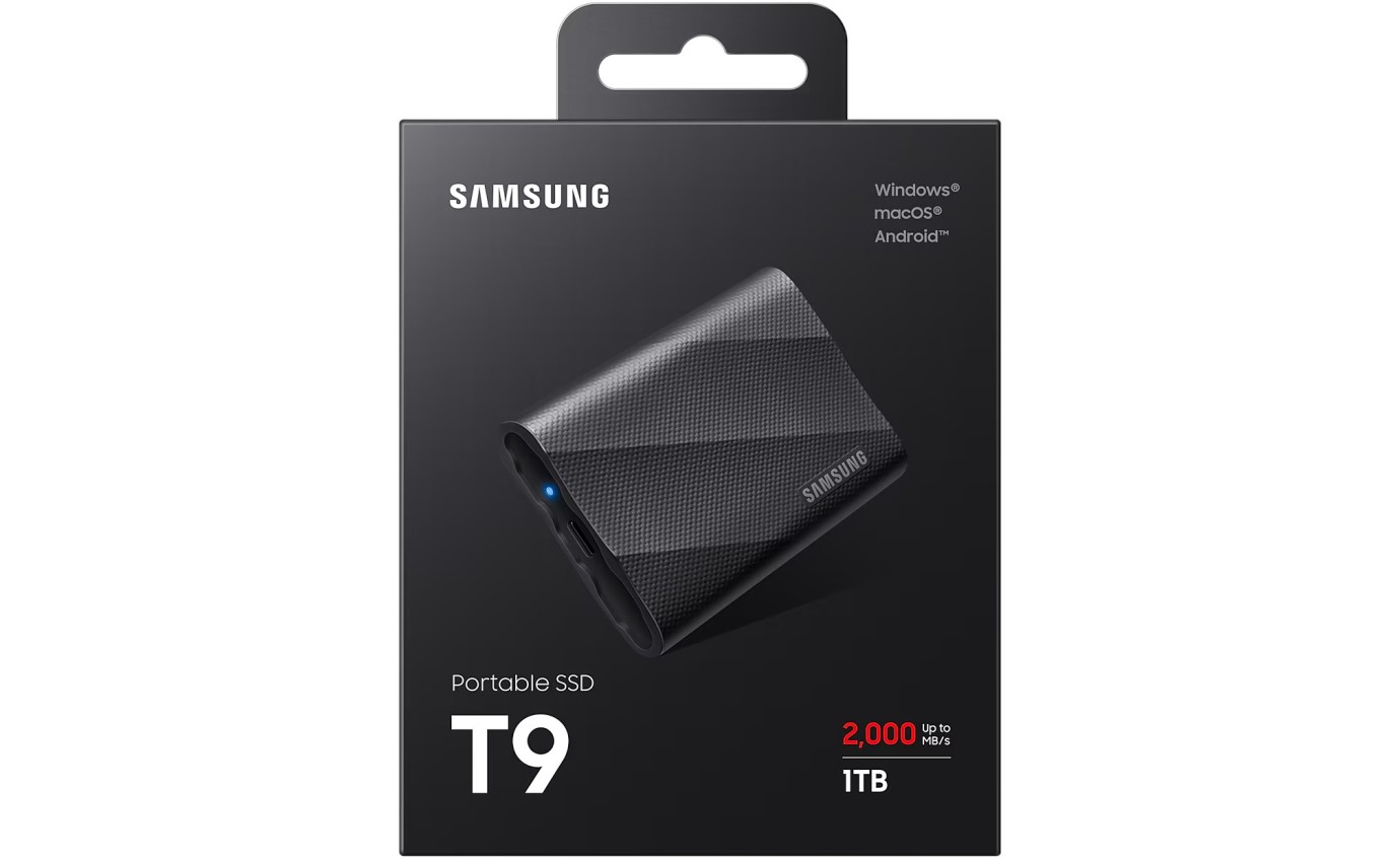 Samsung 1TB Portable SSD T9 MUPG1T0BWW