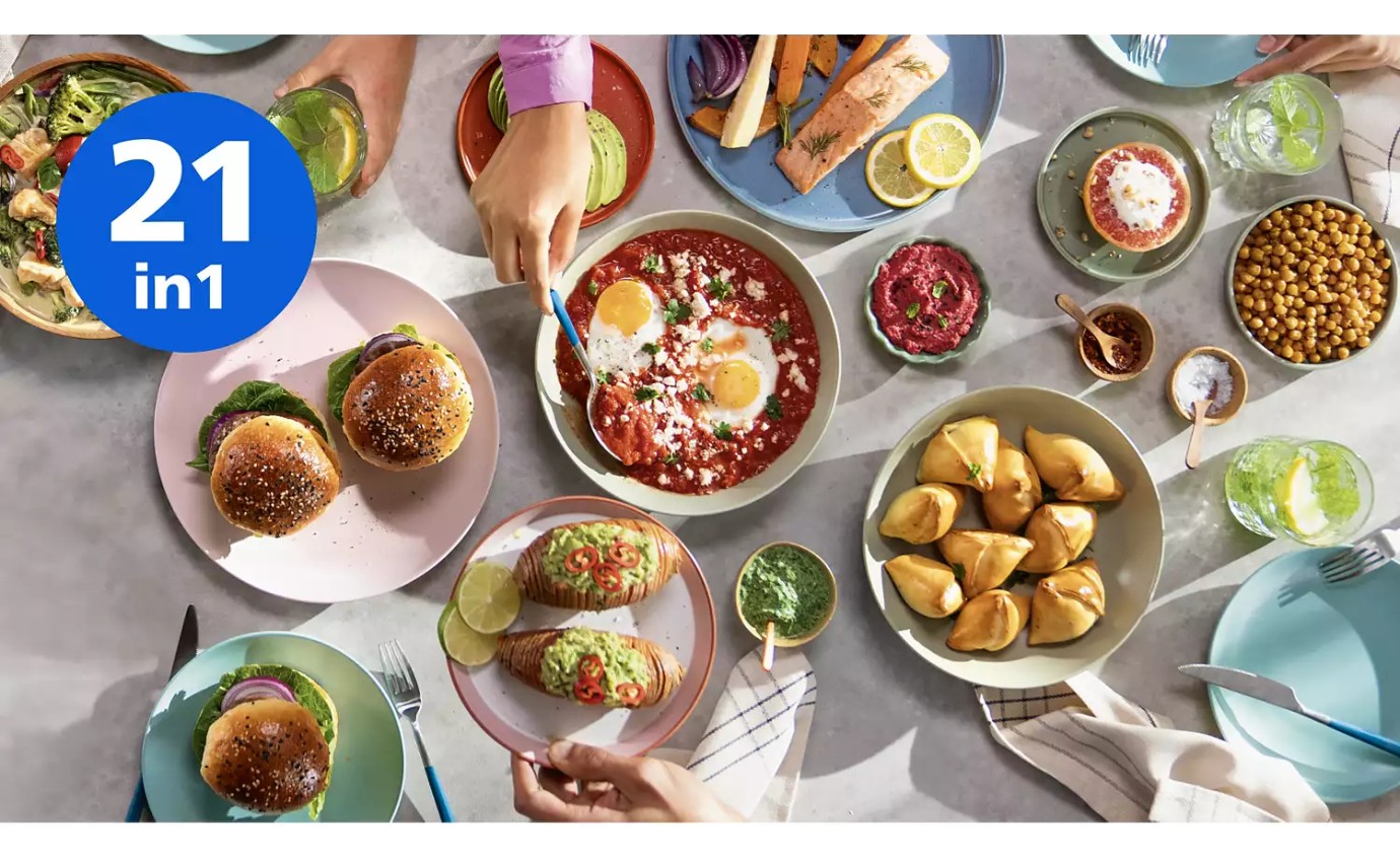 Philips 5000 Series Airfryer with Steam & Rail 7.2L NA54707