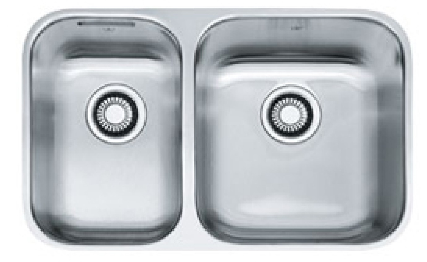 Franke Steel Queen Double Bowl Sink SQX120CL2