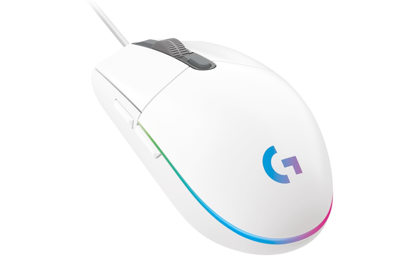 Logitech G G203 Lightsync Gaming Mouse (White) 910005791