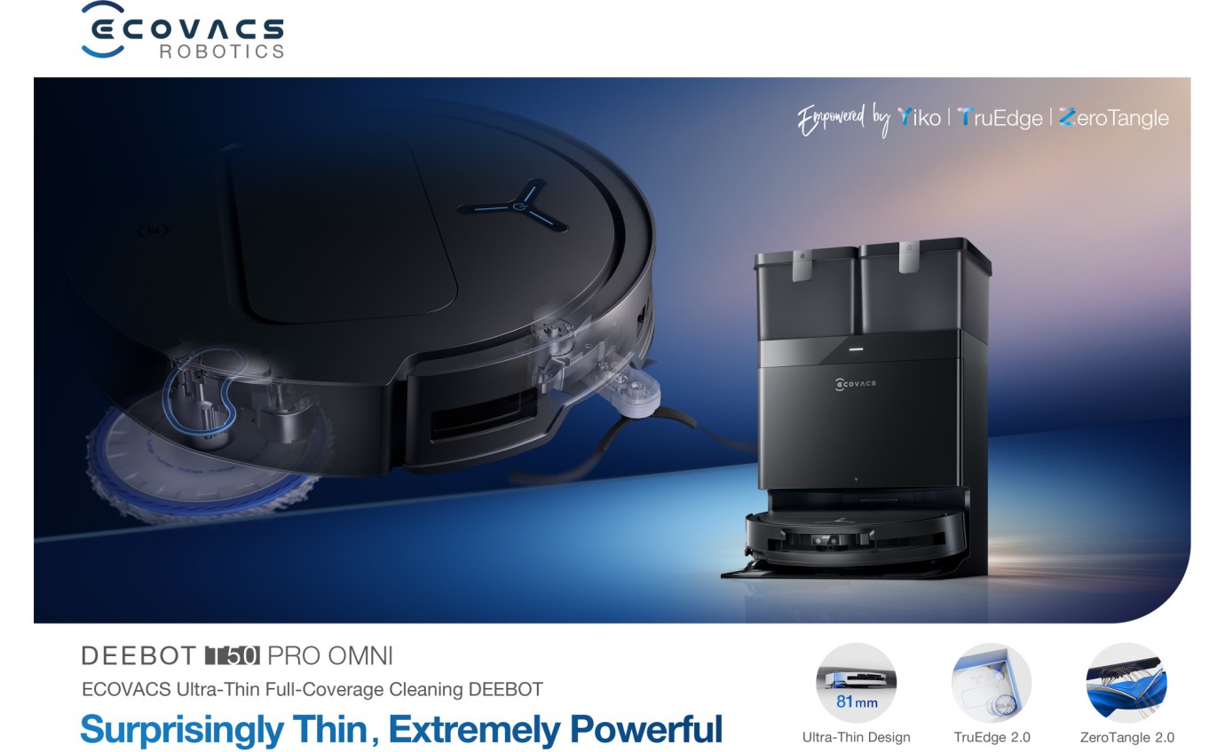Ecovacs Deebot T50 Pro Omni Robotic Vacuum & Mop DDX67