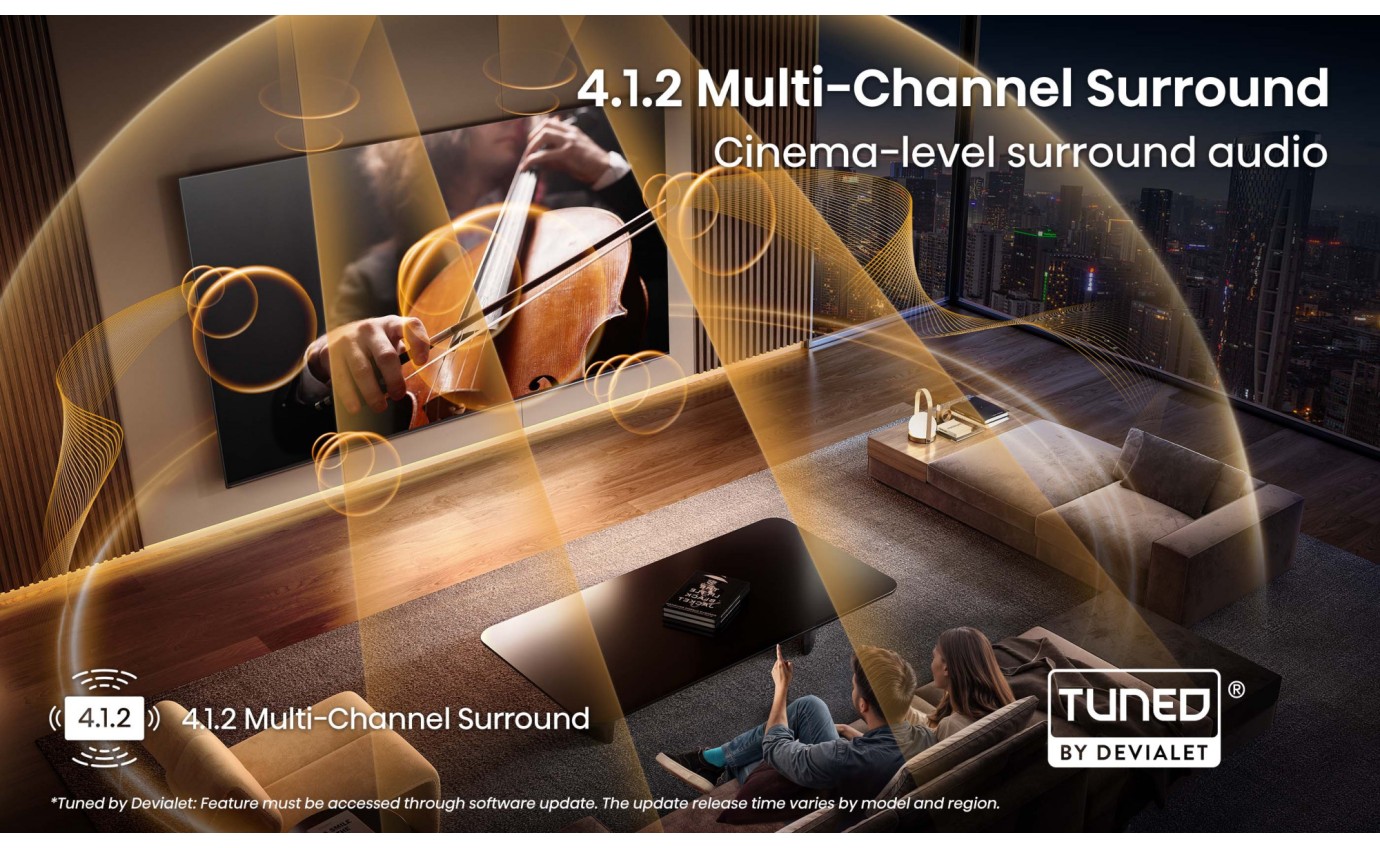 Hisense 65 inch U8QAU ULED Mini LED 4K 165Hz Smart TV 65U8QAU