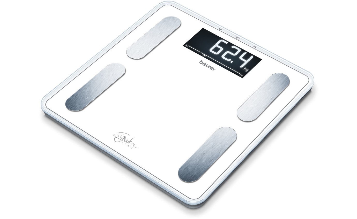 Beurer Signature Line Body Fat Bathroom Scale (White) BF400W