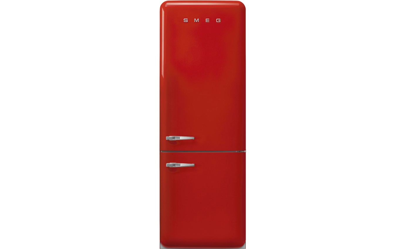 Smeg 481L 50s Style Retro Bottom Mount Fridge (Red) FAB38RRD5AU