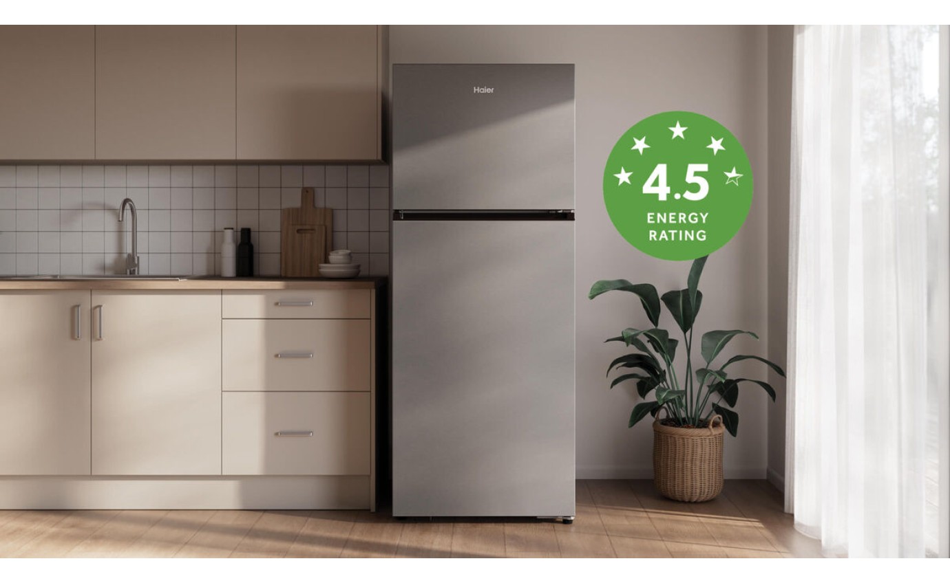 Haier 443L 300 Series Top Mount Refrigerator (Satina) HRF450TS