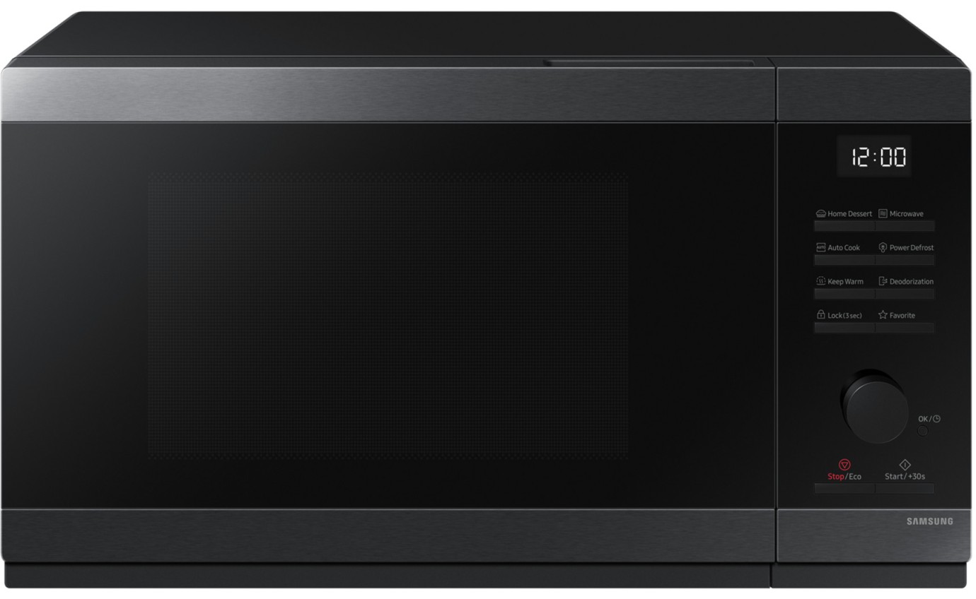 Samsung 32L 1000W Microwave with Dial & Button Control (Black Stainless Steel) MS32DG4504AG