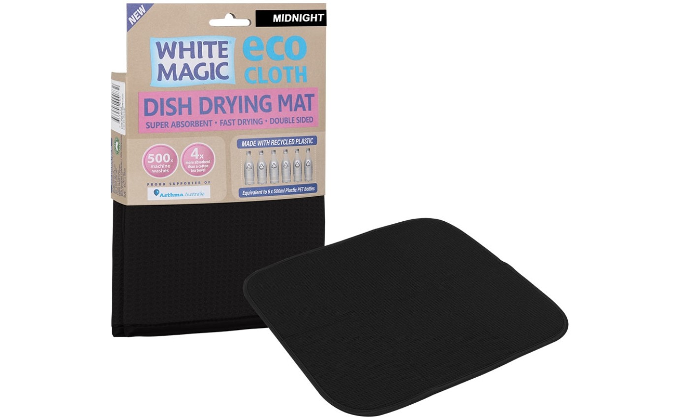 White Magic Dish Drying Mat (Midnight) WMMFDMM