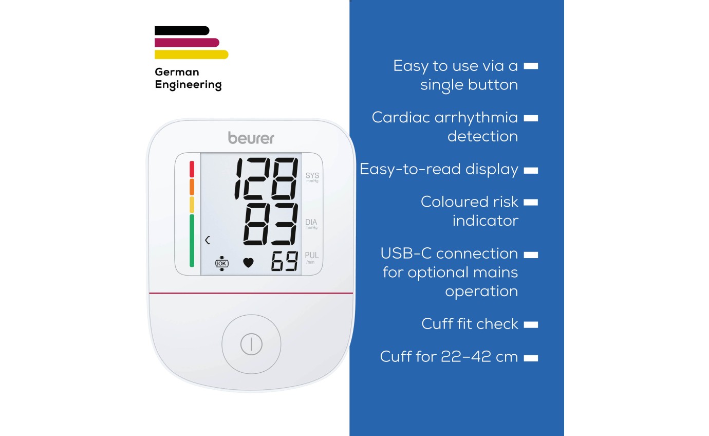 Beurer Upper Arm Blood Pressure Monitor BM23