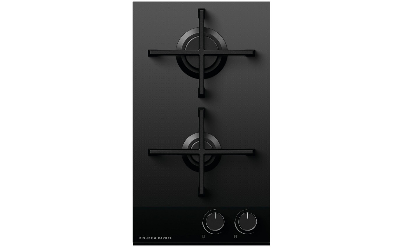 Fisher & Paykel 30cm Series 9 2 Burner Gas Cooktop, LPG CG302DLPGB4