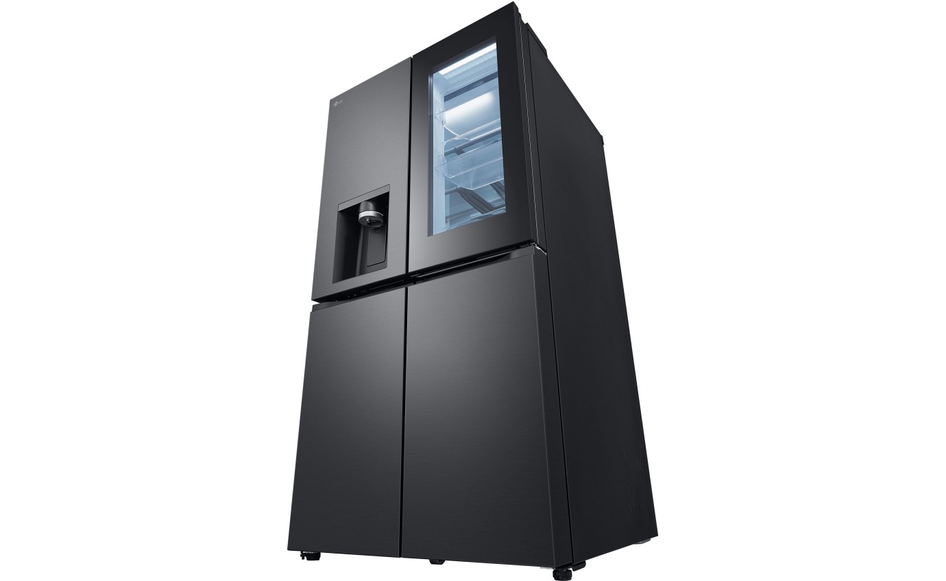 LG 847L InstaView French Door Fridge (Matte Black) GFV900MBLC