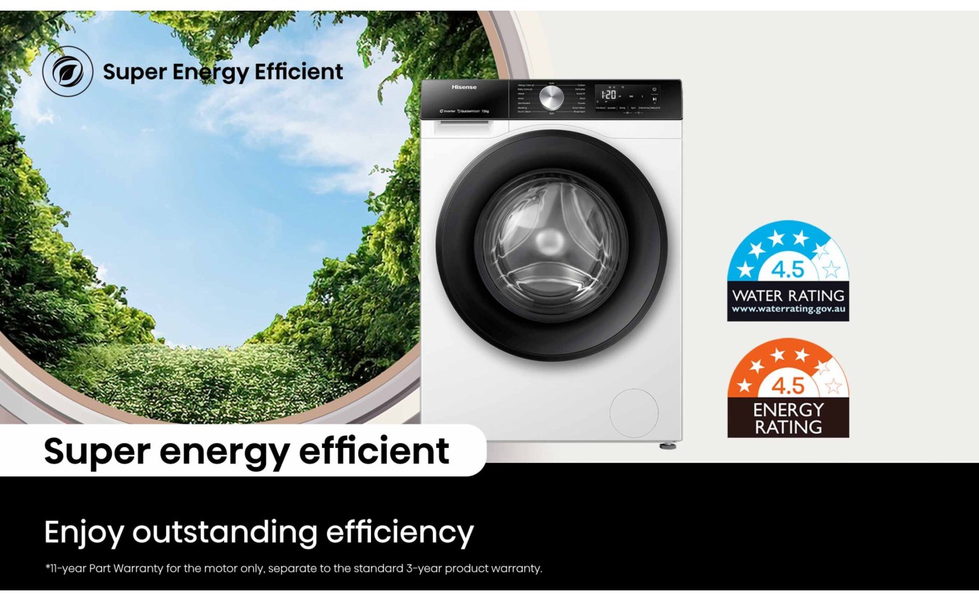 Hisense 7.5kg Series 3 Front Load Washing Machine HWFS7514S