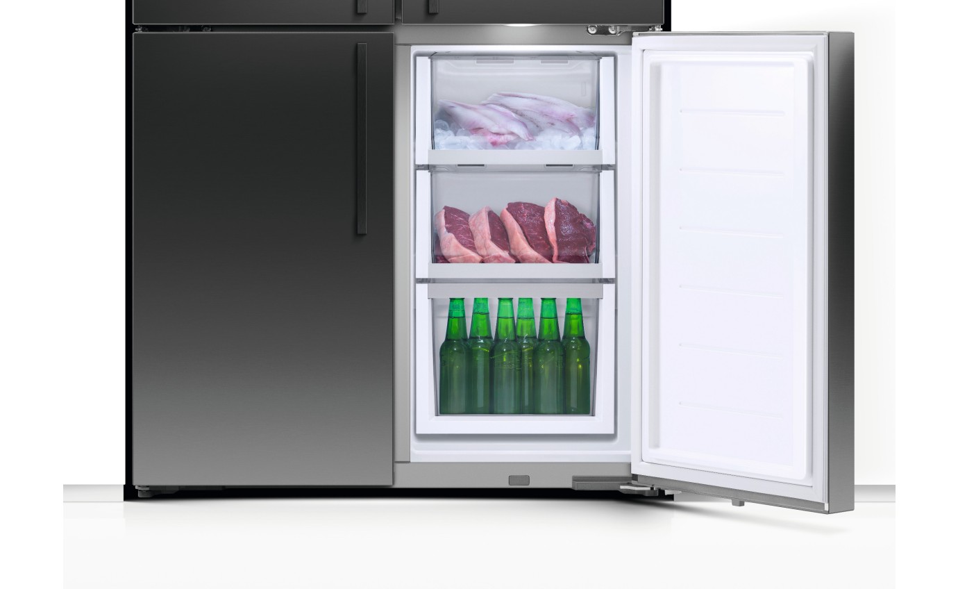 Fisher & Paykel 538L Series 7 Quad Door Refrigerator Freezer, Ice & Water RF605QDUVB2