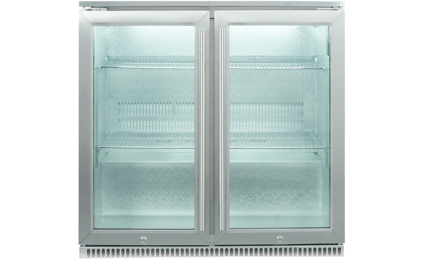 Teco 190L Double Door Alfresco Bar Fridge (Stainless Steel) TBF190ALFSAH