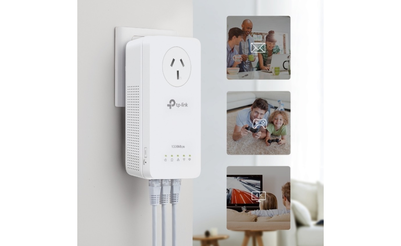 TP-Link AV1300 Gigabit Powerline AC Wi-Fi Kit TLWPA8631PKIT