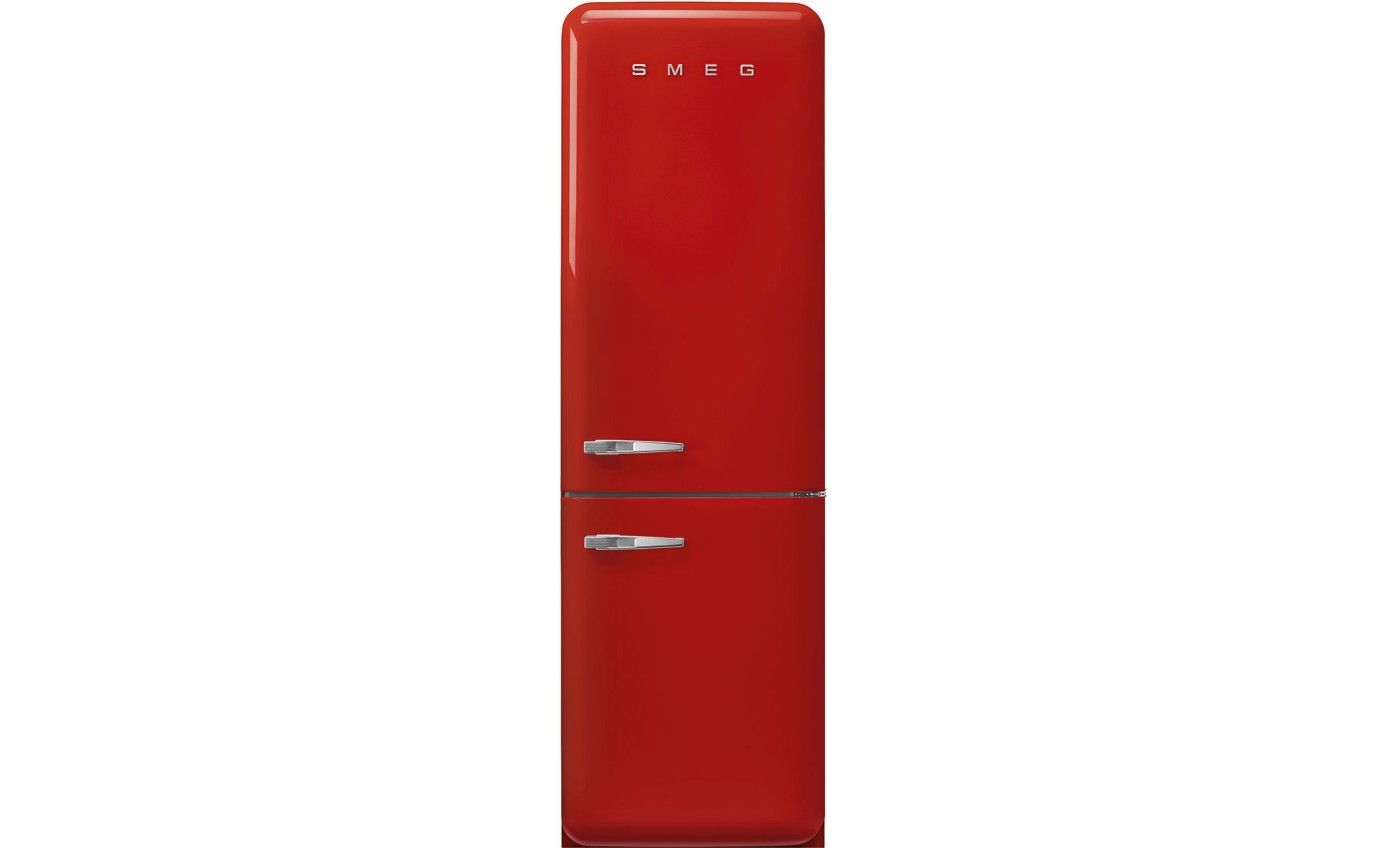 Smeg 331L 50s Style Retro Bottom Mount Fridge (Red) FAB32RRD5AU