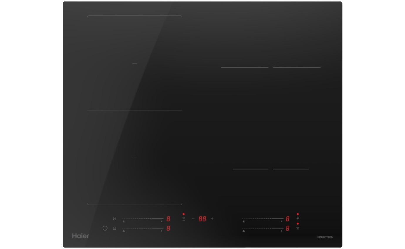 Haier 60cm 500 Series Induction Cooktop (Black Glass) HCI604FTB4