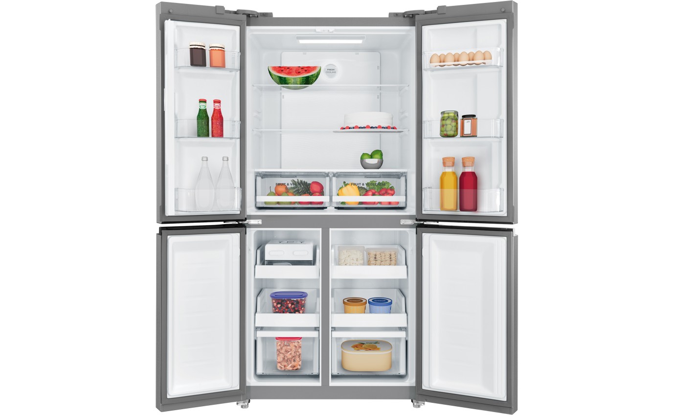 Westinghouse 496L Quad Door Fridge (Silver) WQE4900AA