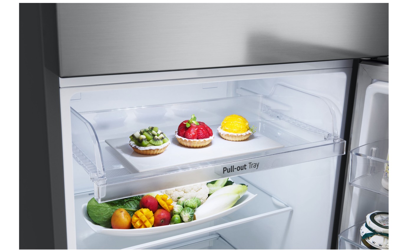 LG 375L Top Mount Fridge (Stainless Steel) GT5S