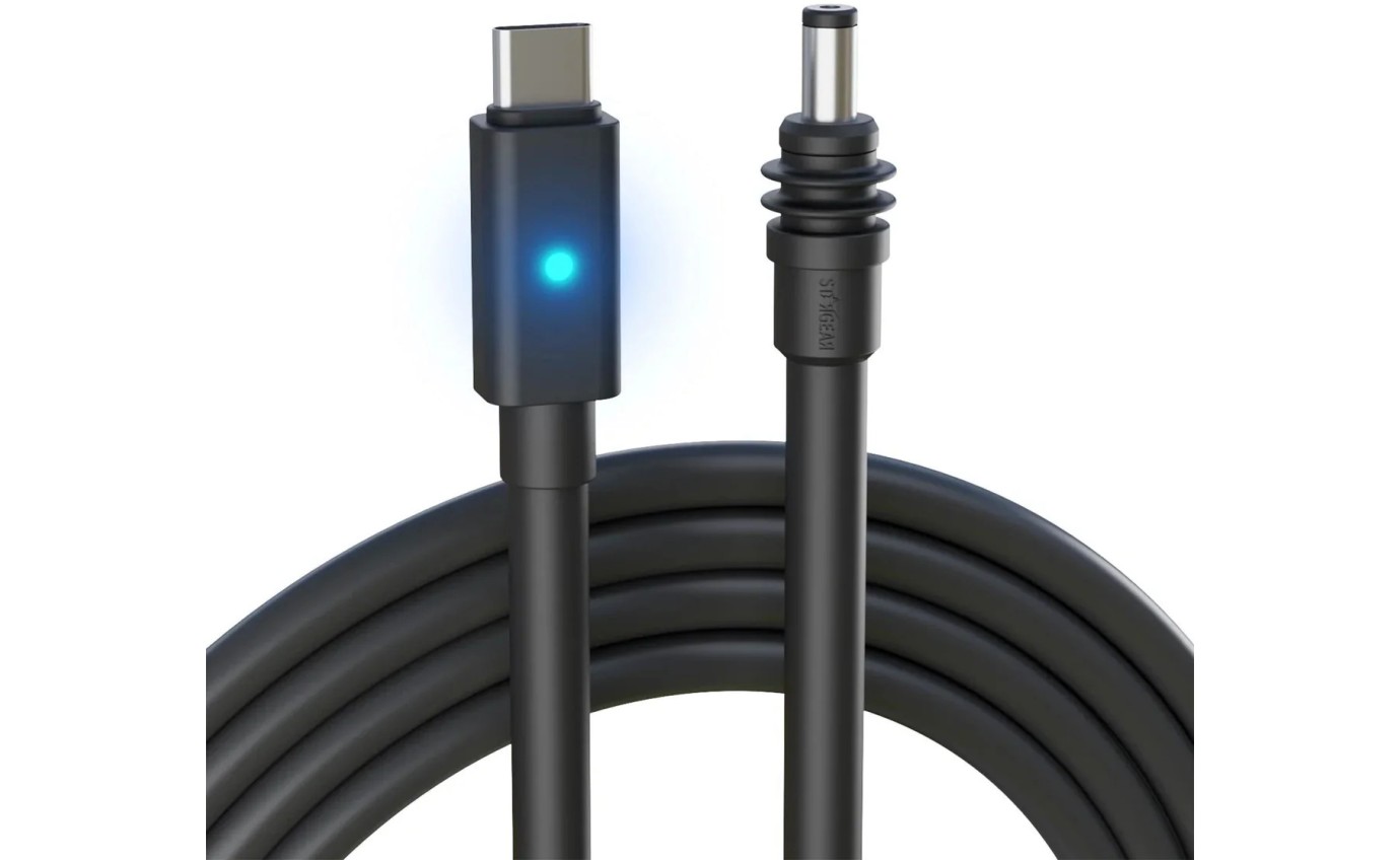Stargear Mini 140W USB-C to DC Power Cable with LED for Starlink Mini (2m) SGM020UCDCI