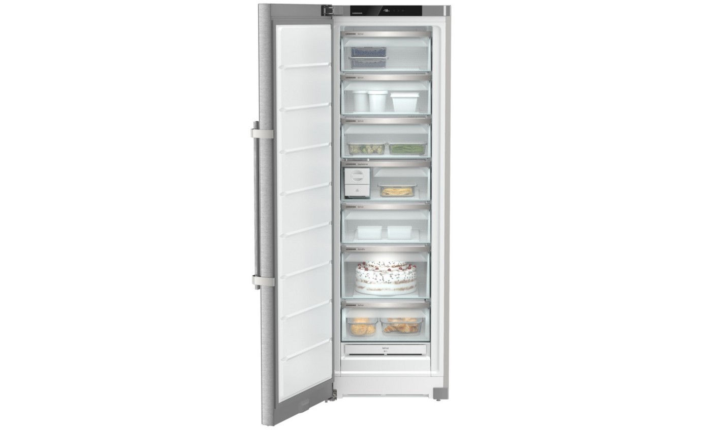 Liebherr 278L Plus Series Freestanding Freezer with NoFrost (Stainless Steel) SFNSDH5227