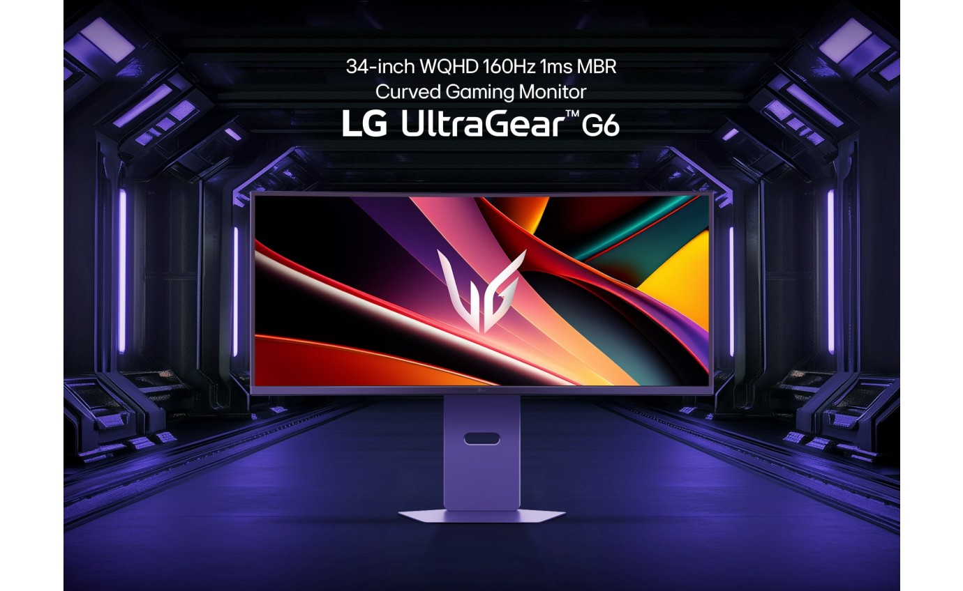 LG 34 inch UltraGear™ 160Hz WQHD Curved Gaming Monitor 34G600ABAAU