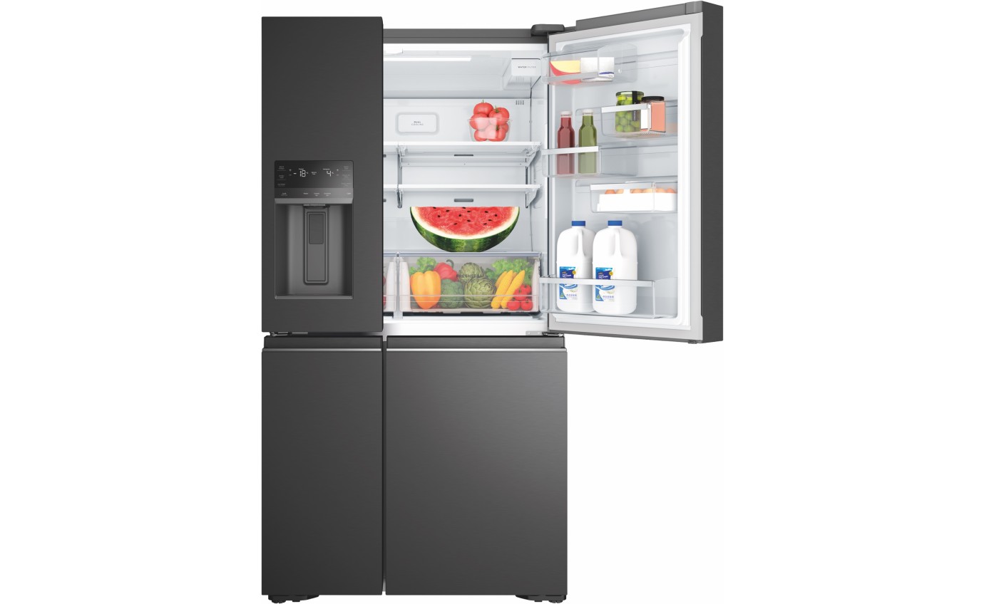 Westinghouse 609L Quad Door Fridge (Matte Black) WQE6170BB