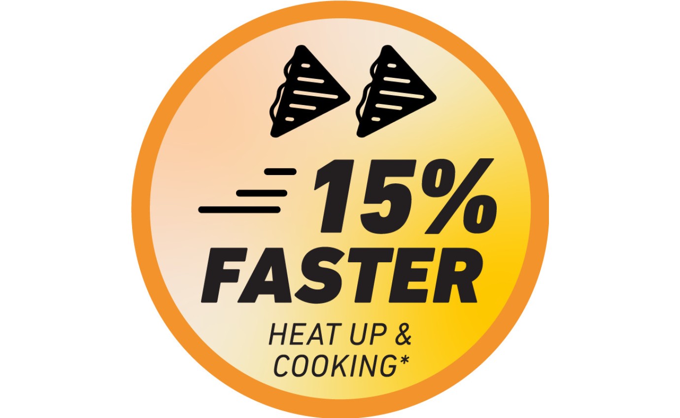 Sunbeam Turbo Crunch 4 Slice Toastie Maker GRM4100SS