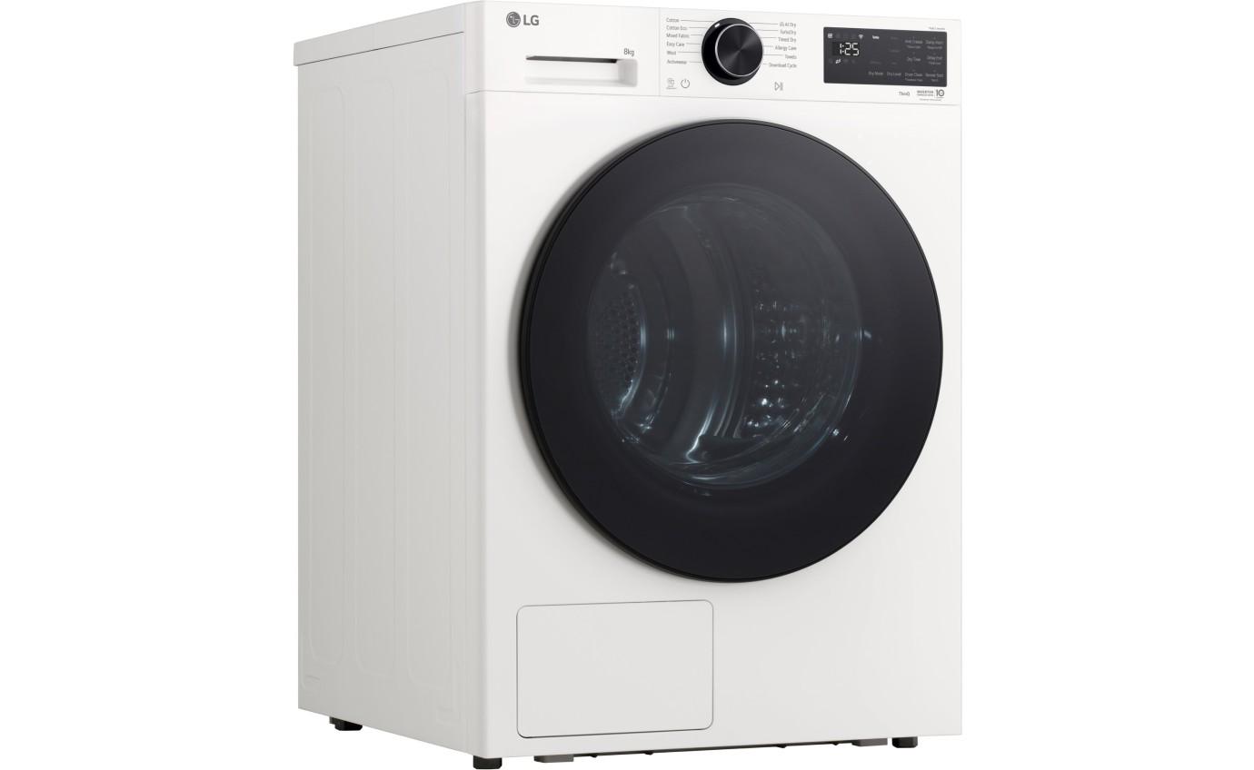 LG 8kg Heat Pump Dryer (White) DXH308W