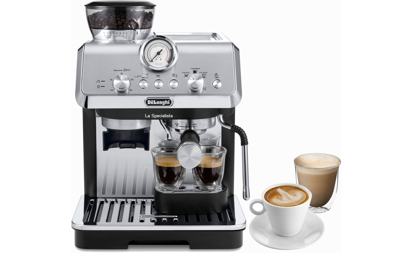 DeLonghi La Specialista Arte Manual Pump Coffee Machine EC9155MB