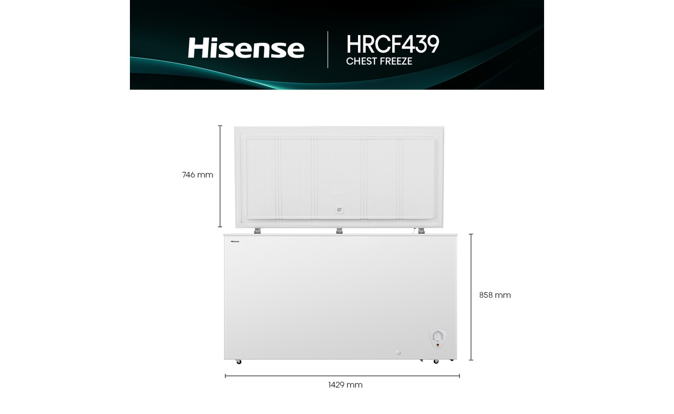 Hisense 440L Hybrid Chest Freezer HRCF439