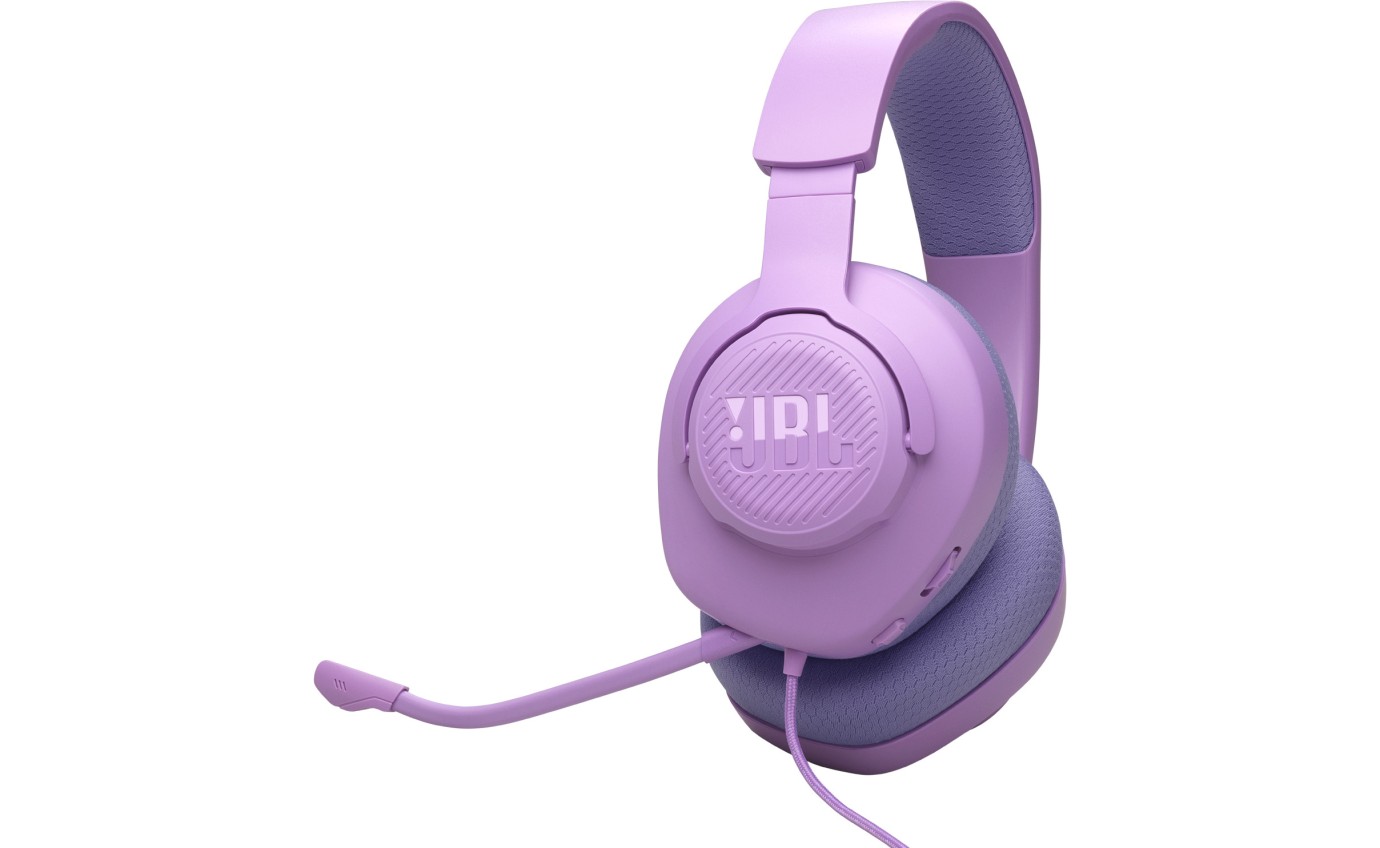 JBL Quantum 100 M2 Wired Over-Ear Headphones (Purple) JBLQTUM100M2PUR