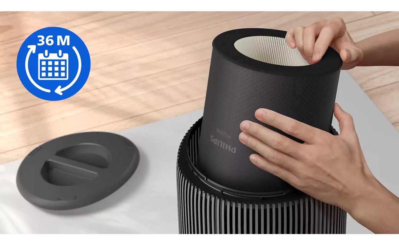 Philips PureProtect Quiet 2200 Series Smart Air Purifier (Dark Slate) AC222113