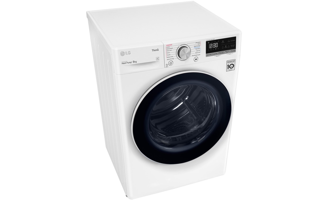 LG 8kg Heat Pump Dryer DVH508W