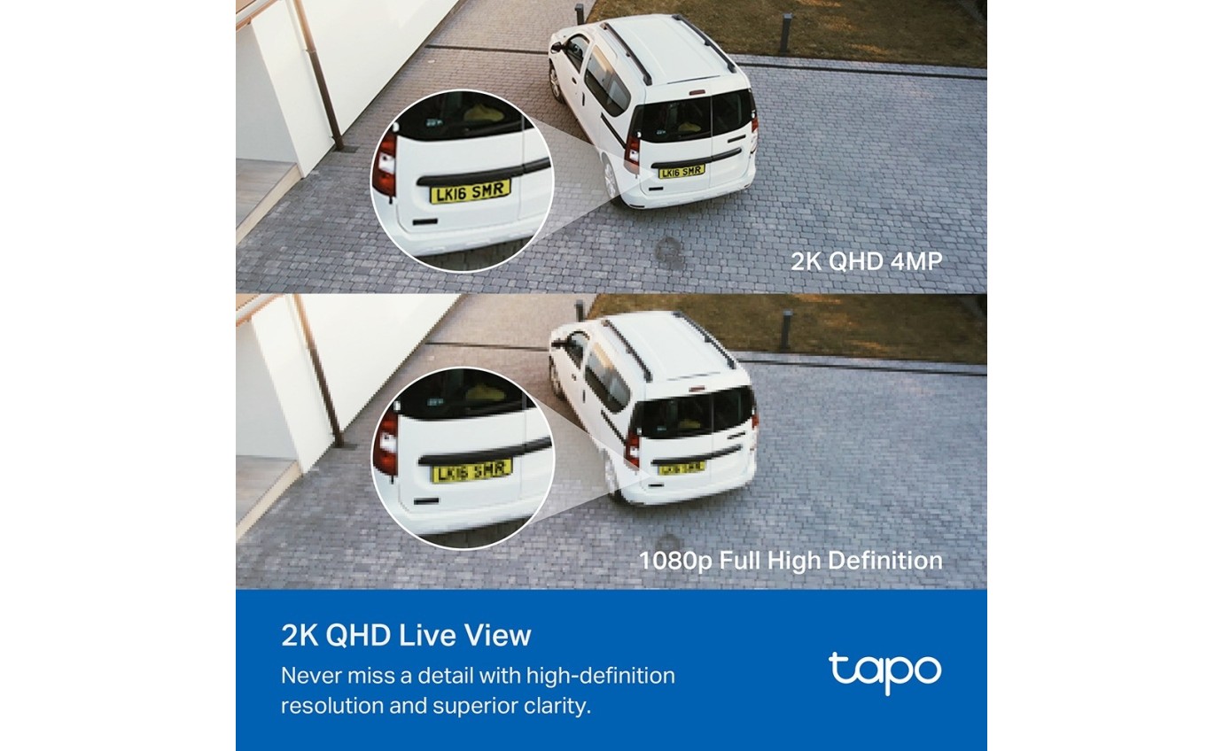 Tapo 2K Smart Floodlight Camera (Wired) TAPOC720