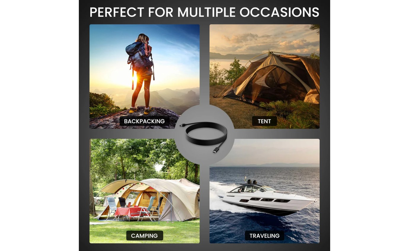 Stargear Mini 100W USB-C to DC Power Cable for Starlink Mini (2m) SGM020UCDC