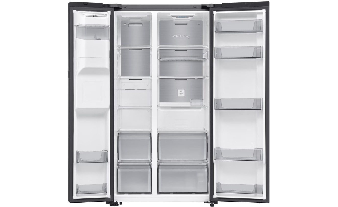 Samsung 634L Smart Side By Side Fridge (Dark Stainless Steel) SRS6300B