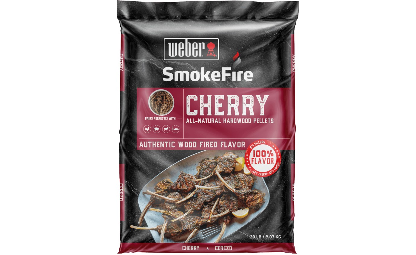 Weber Cherry All-Natural Hardwood Pellets 9kg 190005